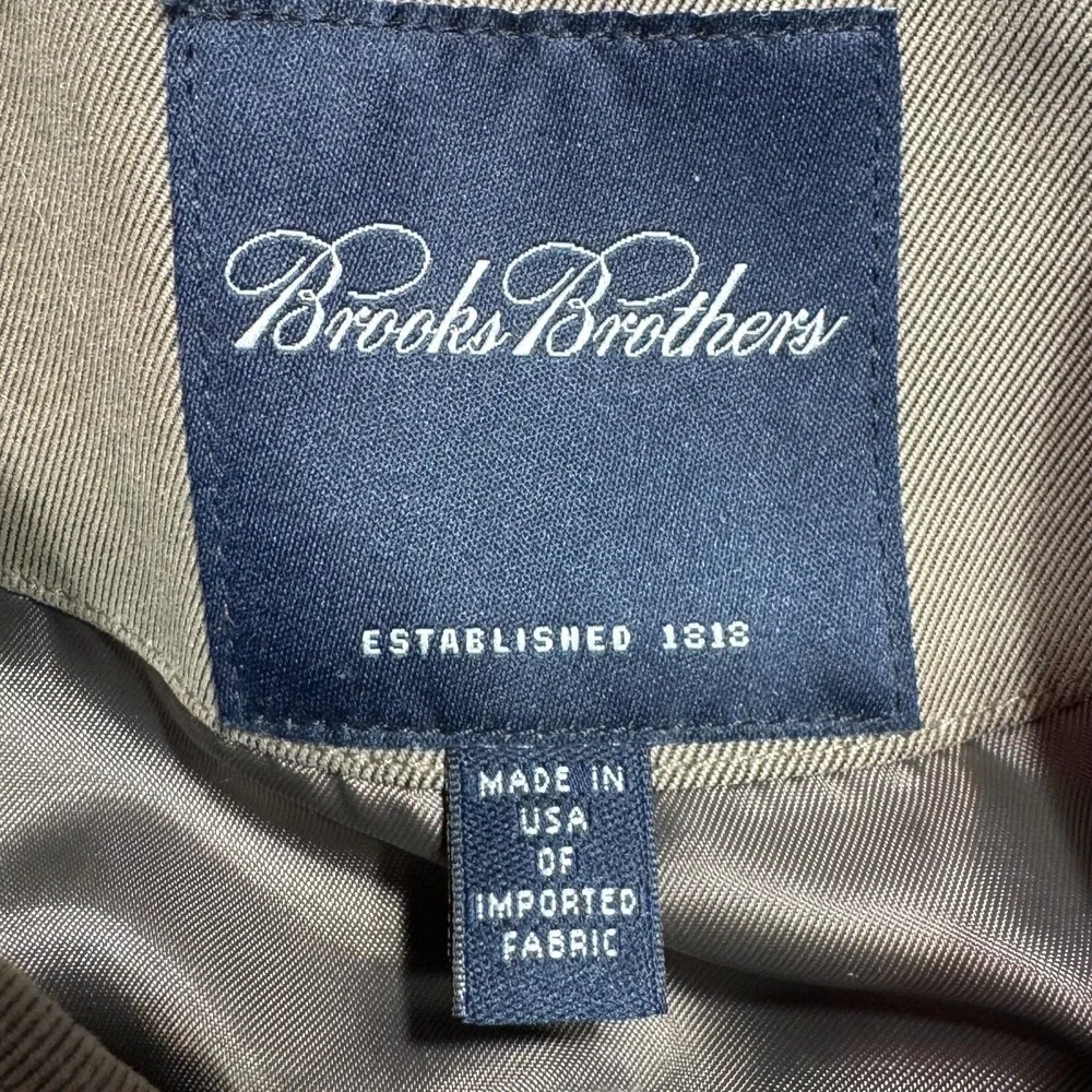 BROOKS BROTHERS Men's Lined Balcony Coat Sz L/XL Made In USA‎ **READ**